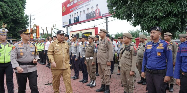 Wakil Bupati Asahan Ikuti Apel Gelar Pasukan Operasi Lilin 2022