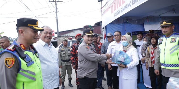 Forkopimda Kabupaten Asahan Hadiri Open Hause di Kediaman Danlanal TB/AS