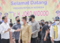 Bupati Rohil Dampingi Presiden RI Resmikan Spam Durolis