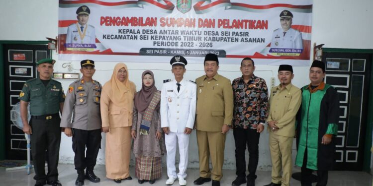 Wakil Bupati Asahan Lantik Kades Antar Waktu Desa Sei Pasir
