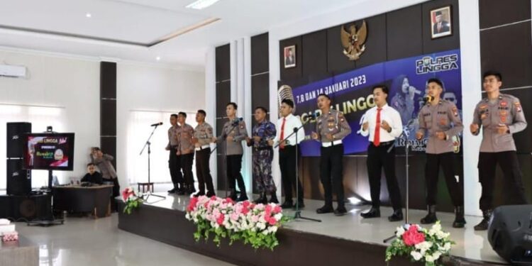 Tingkatkan Kebersamaan, Kapolres Lingga Gelar Polres Lingga Idol 2023