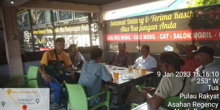 Sambil Ngopi Bareng, DPC PWDPI Kabupaten Asahan Resmi Terbentuk