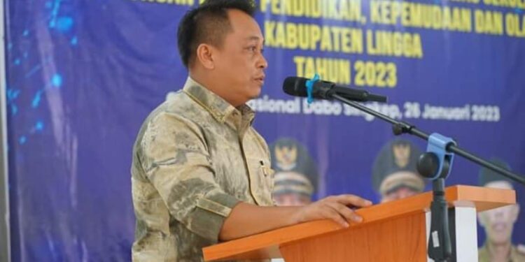 Bupati Nizar Hadiri Raker Kepala Sekolah dan Pengawas se-Kabupaten Lingga