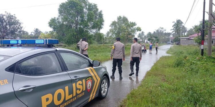 Antisipasi Bencana, Kapolres Natuna Laksanakan Patroli Daerah Rawan Banjir