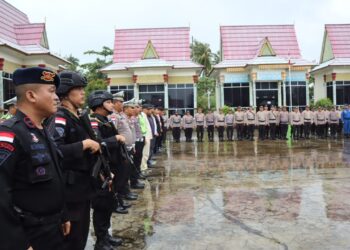 Dalam Rangka Pengamanan Hari BUMDesa, Polres Bintan Kerahkan 290 Prosenil