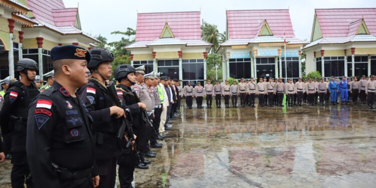 Dalam Rangka Pengamanan Hari BUMDesa, Polres Bintan Kerahkan 290 Prosenil