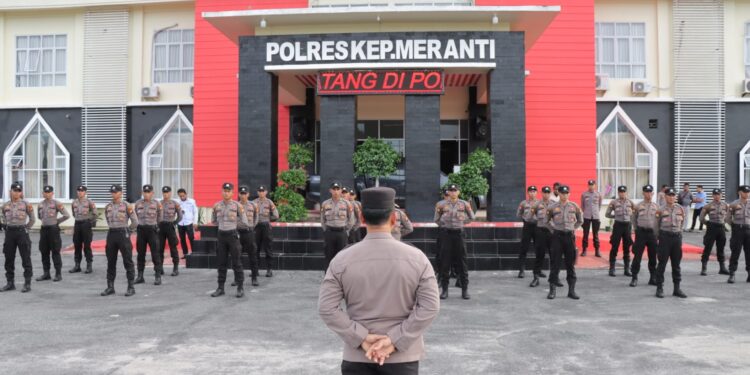 Polres Meranti Gelar Penyambutan Bintara Remaja