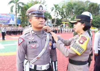 Polres Karimun Laksanakan Apel Gelar Pasukan Ops Keselamatan Seligi Tahun 2023
