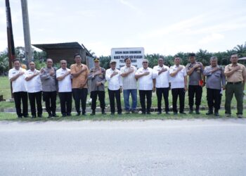 Bupati dan Kapolres Asahan Tinjau Lokasi Pembangunan Mako Polsek Aek Kuasan
