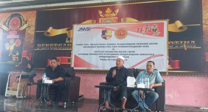 HPN 2023 LRPPN dan Wartawan Miliki Misi Rehabilitasi Penyalahgunaan Narkoba