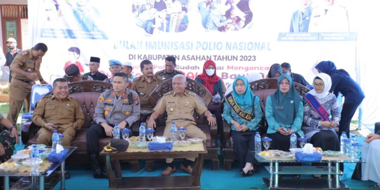 Pemkab Asahan Harap Vaksinasi Polio Capai 95%