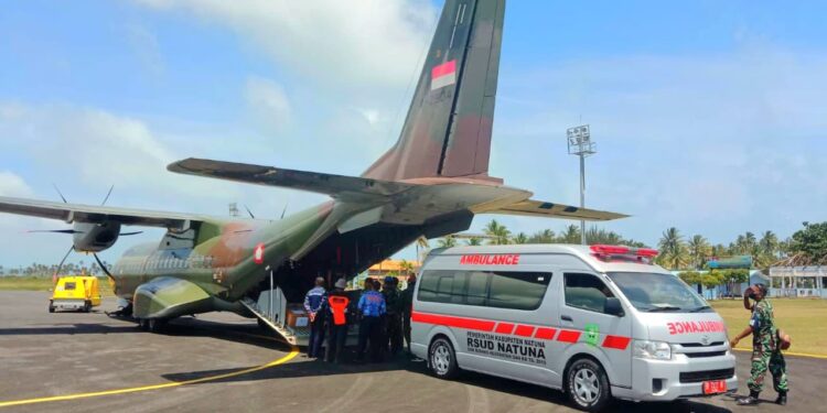 Lanud RSA Bantu Evakuasi Personel TNI AD