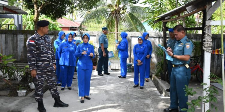 Sambut HUT Lanal Ranai ke – 26, Danlanal Gelar Lomba Kebersihan Rumdis