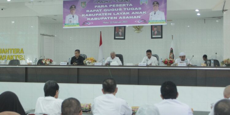 Bupati Asahan Ikuti Rapat Gugus Tugas KLA