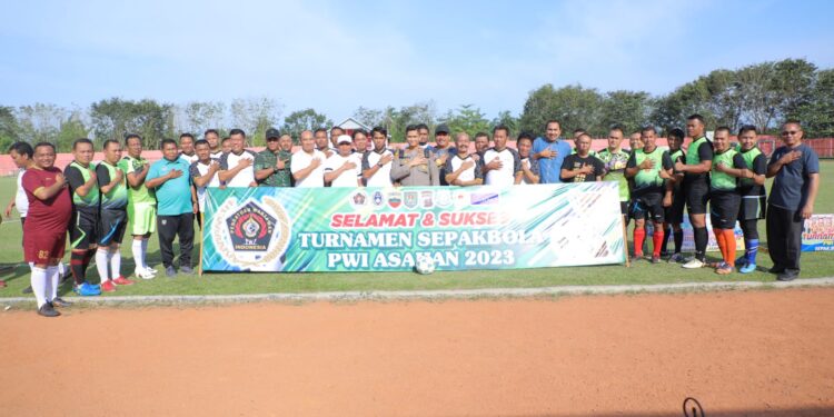 Pemkab Asahan FC Gilas Wartawan FC, Skor 1-0 Sepak Bola Old Crack PWI