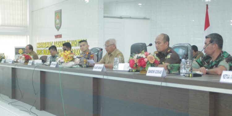 Bupati Asahan Pimpin Rakor Pemilu Tahun 2024