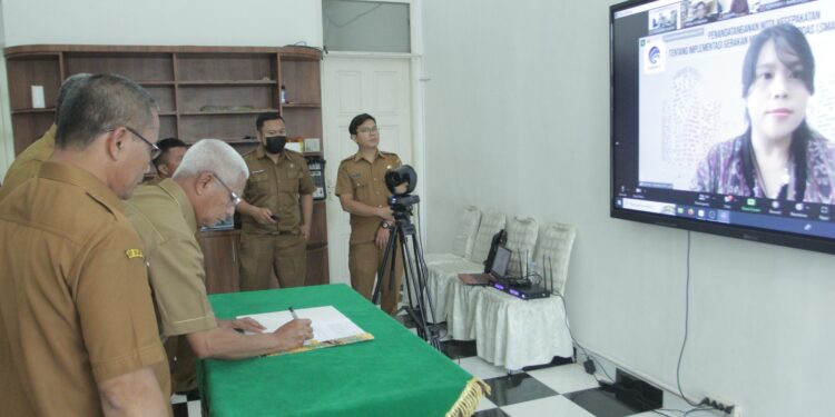 Bupati Asahan Tandatangani Nota Kesepakatan Dengan Kementerian Kominfo RI