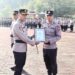 Polres Lingga Lakukan Upacara Pemberian Penghargaan Kepada 6 Personil