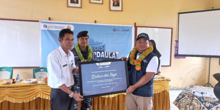 BI Kepri Gelar Sosialisasi Ekspedisi Rupiah Berdaulat 2023  di SMA 1 Subi Natuna