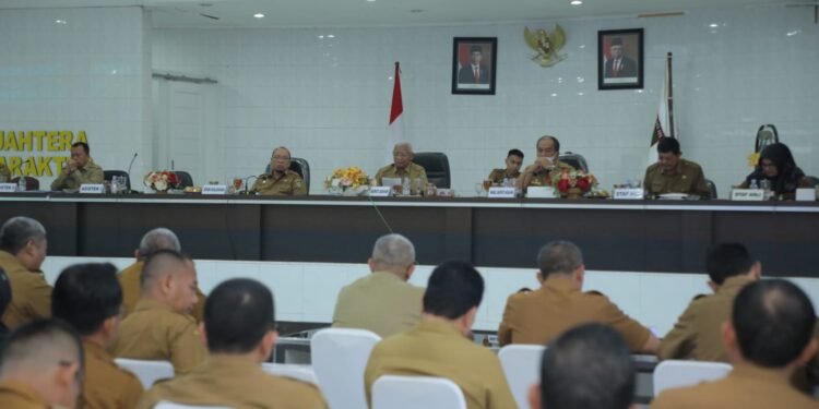 Bupati Asahan Pimpin Rakorpem Bulan Maret 2023