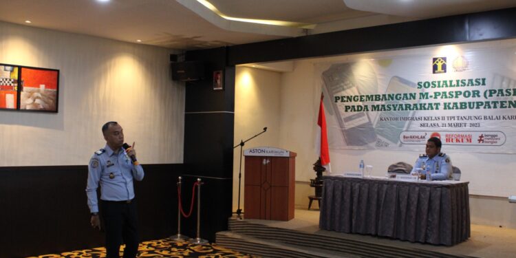 Imigrasi Karimun Sosialisasikan Pengembangan M-Paspor, Berikut Update Terbarunya !