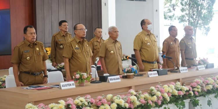 Bupati Asahan Pimpin Rakorpem Bulan April 2023
