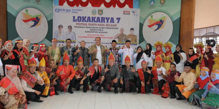 Wabub Asahan Buka Lokakarya 7 Festival Panen Hasil Belajar Program Pendidikan Guru Penggerak