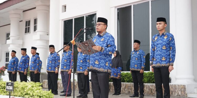 Sekda Asahan Pimpin Apel Hari Kesadaran Nasional