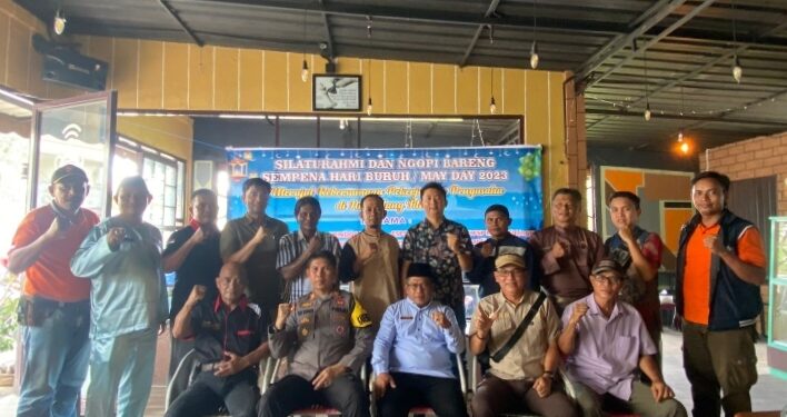 Jelang May Day, Polres Lingga Silaturahmi Dengan Pengurus Serikat Buruh dan Pekerja