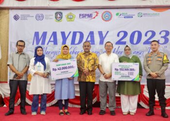 May Day 2023, Bupati Apresiasi Para Buruh di Kabupaten Karimun