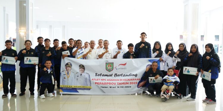 Bupati Asahan Lepas Atlet NPC Bertanding di Peparprovsu