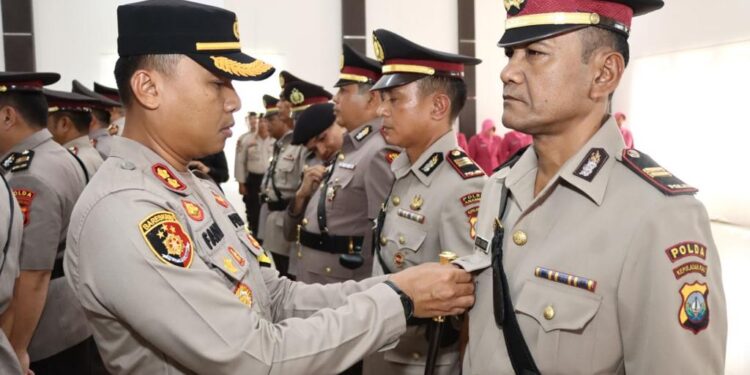 Kapolres Lingga Minta Pejabat Yang Baru Dilantik Bisa Berikan Pelayanan yang Terbaik