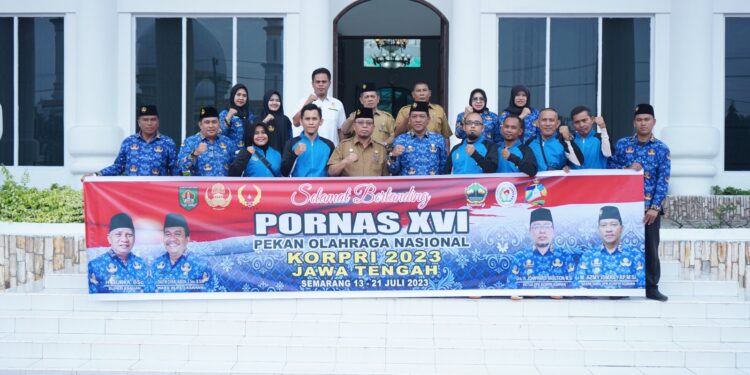 Sekda Lepas 6 Atlet DPK KORPRI Asahan