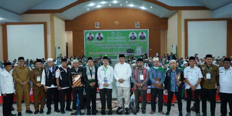 Pemerintah dan Forkopimda Kabupaten Asahan Sambut Kepulangan Jama’ah Haji Kloter 14