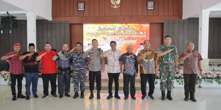 Bupati dan Wakil Bupati Asahan Ikuti Sosialisasi 4 Pilar