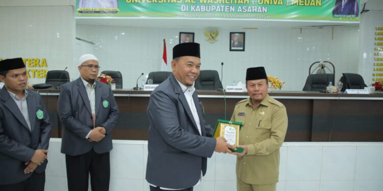 Bupati Asahan Terima Mahasiswa KKN dari UNIVA Medan