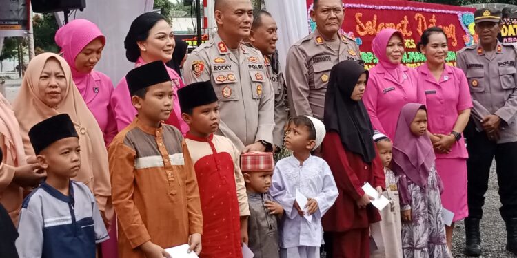 Kapolres Asahan Sampaikan Program Kapoldasu di Mapolsek Pulau Raja