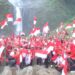 Bupati dan Forkopimda Asahan Kibarkan Bendera Merah Putih di Wisata Air Terjun Ponot