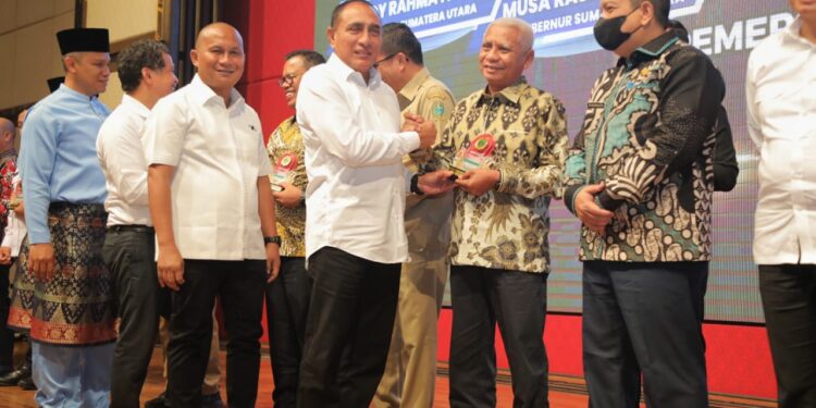 Bupati Asahan Ikuti Kick Off Meeting Opini WTP LKPD Pemprovsu dan Pemkab/Pemkot se- Sumut
