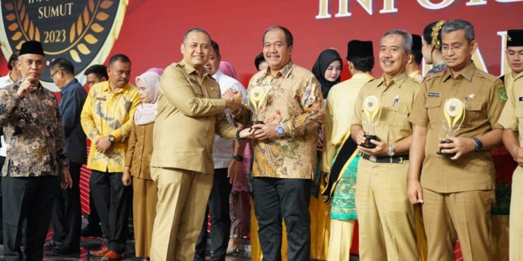 Pemkab Asahan Raih Anugerah Keterbukaan Informasi Publik