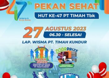 Ratusan Hadiah Menarik Bakal Dibagikan Dalam Pekan Sehat PT Timah di Pulau Kundur