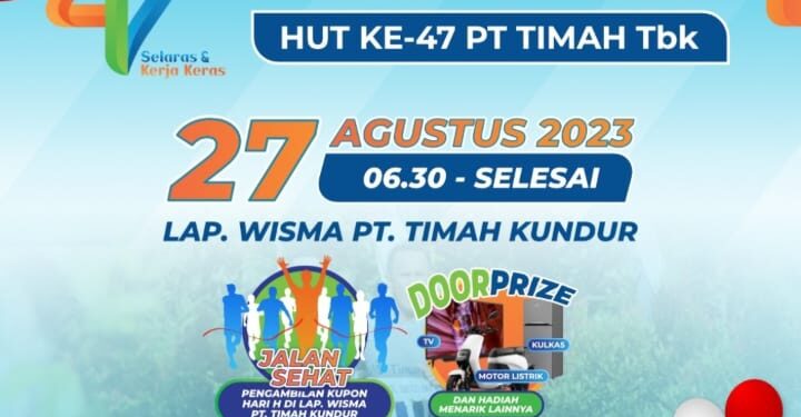 Ratusan Hadiah Menarik Bakal Dibagikan Dalam Pekan Sehat PT Timah di Pulau Kundur