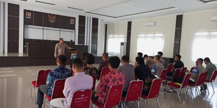 Ciptakan Karakter Anggota yang Lebih Humanis, Polres Lingga Laksanakan Binrohtal Rutin