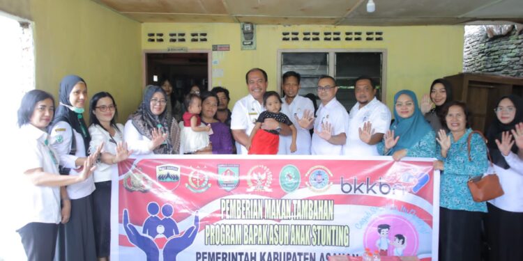 Wabub Asahan Beri Bantuan Makanan Tambahan Untuk Anak Stunting