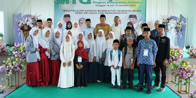 Wabub Buka MTQ Pelajar Ke-II Tingkat Kabupaten Asahan 2023