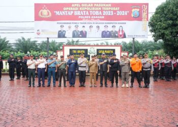 Bupati Asahan Hadiri Apel Gelar Operasi Mantap Brata