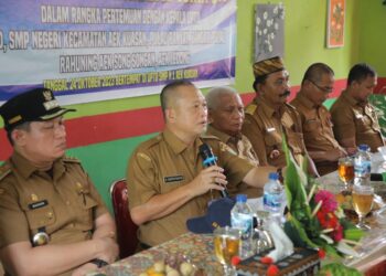 Bupati Asahan Hadiri Silaturahmi Dengan Keluarga Besar UPTD Disdik di Kecamatan Aek Kuasan