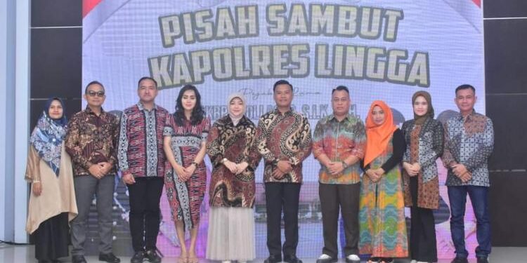 Bupati Lingga Hadiri Pisah Sambut Kapolres Lingga