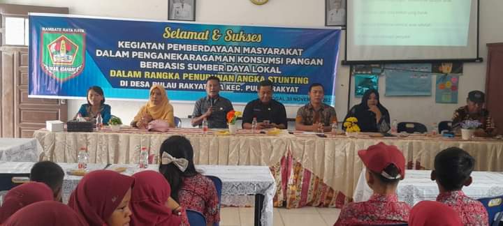 Dinas Ketahanan Pangan Asahan Beri Asupan Makanan B2SA Kepada Murid SDN 019761 Pulau Rakyat Tua