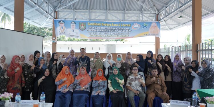 Pemkab Asahan Sosialisasi Budaya Baca dan Literasi Serta Pelantikan Pengurus GPMB